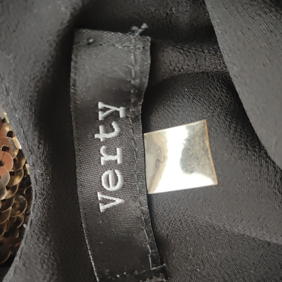 Verty black and gold sequin cocktail dress - Picture 7 of 9